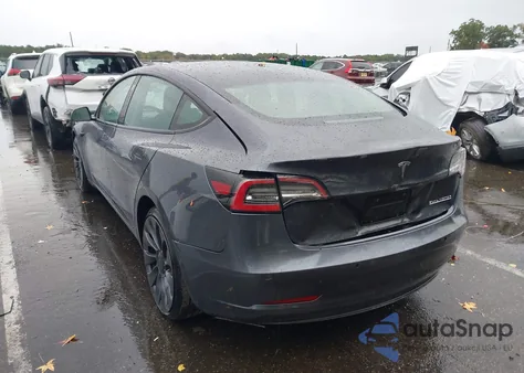 2021 Tesla Model 3 Performance Dual Motor All-Wheel Drive from USA, damaged, VIN 5YJ3E1EC7MF088804